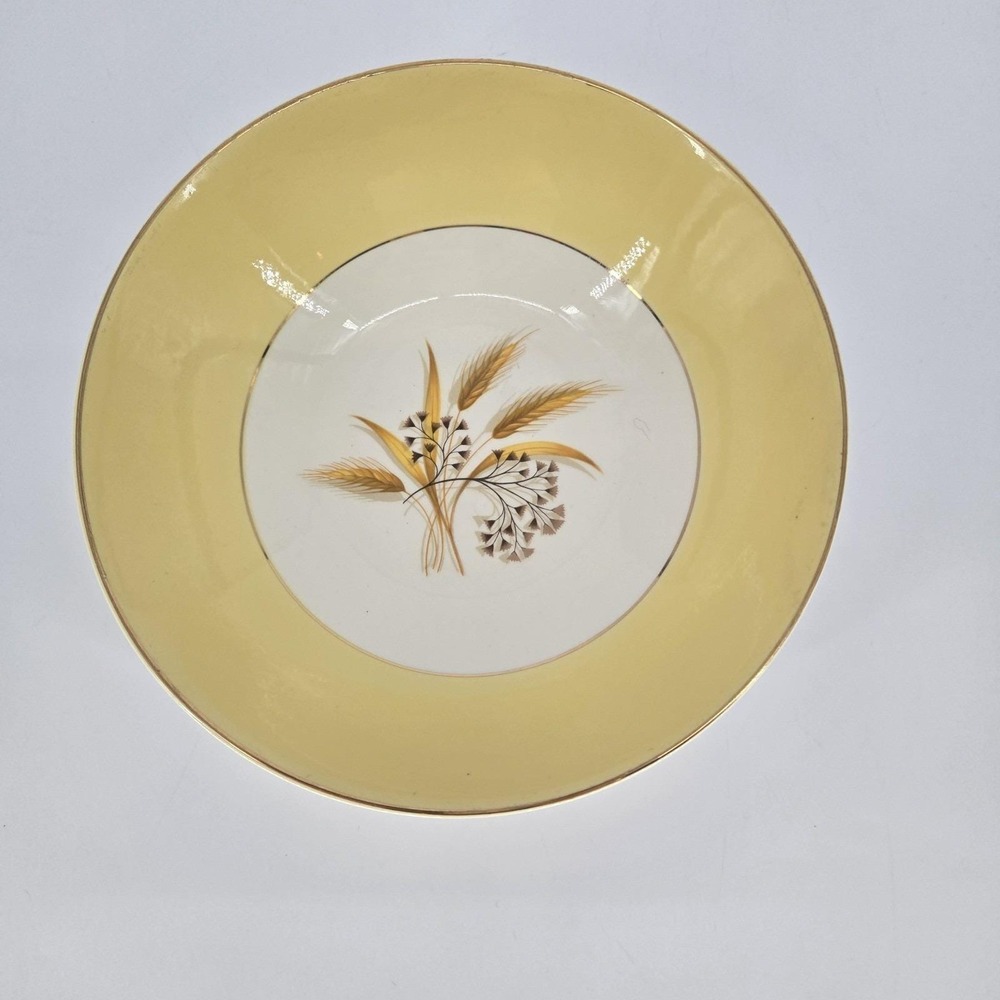 Century Service Autumn Gold Wheat 9" Serving Bowl Alliance Ohio Semi Vitreous EU